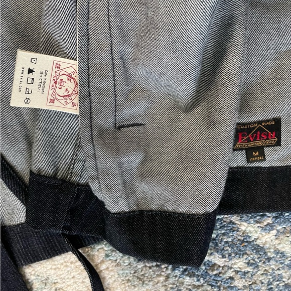 Evisu Komainu Denim Kimono NWOT - Picture 13 of 13